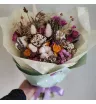 Букет Роза и хлопок  1