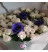 Букет Розы и анемоны  3