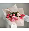 Весенний букет из 19 тюльпанов  2