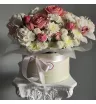 Цветы в шляпной коробке Самой нежной! 1