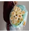 Букет из 15 пионовидных роз 3