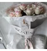 Монобукет из 19 роз Зефир  2