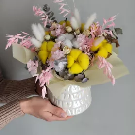 Мастер-класс Композиция с сухоцветами  9 января 12:00 от интернет-магазина «VeraRosa»