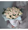 Кустовые розы в шляпной коробке  1