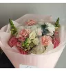 Букет из гортензии,роз и антирринума 3