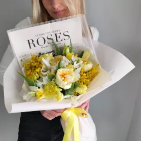 Букет Солнечная весна от интернет-магазина «VeraRosa»