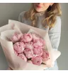 Букет из 15 пионов